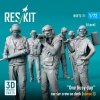 RESKIT RSF72-0071 One busy day carrier crew on deck (scene 2) (6 pcs) (3D Printed) (1/72)